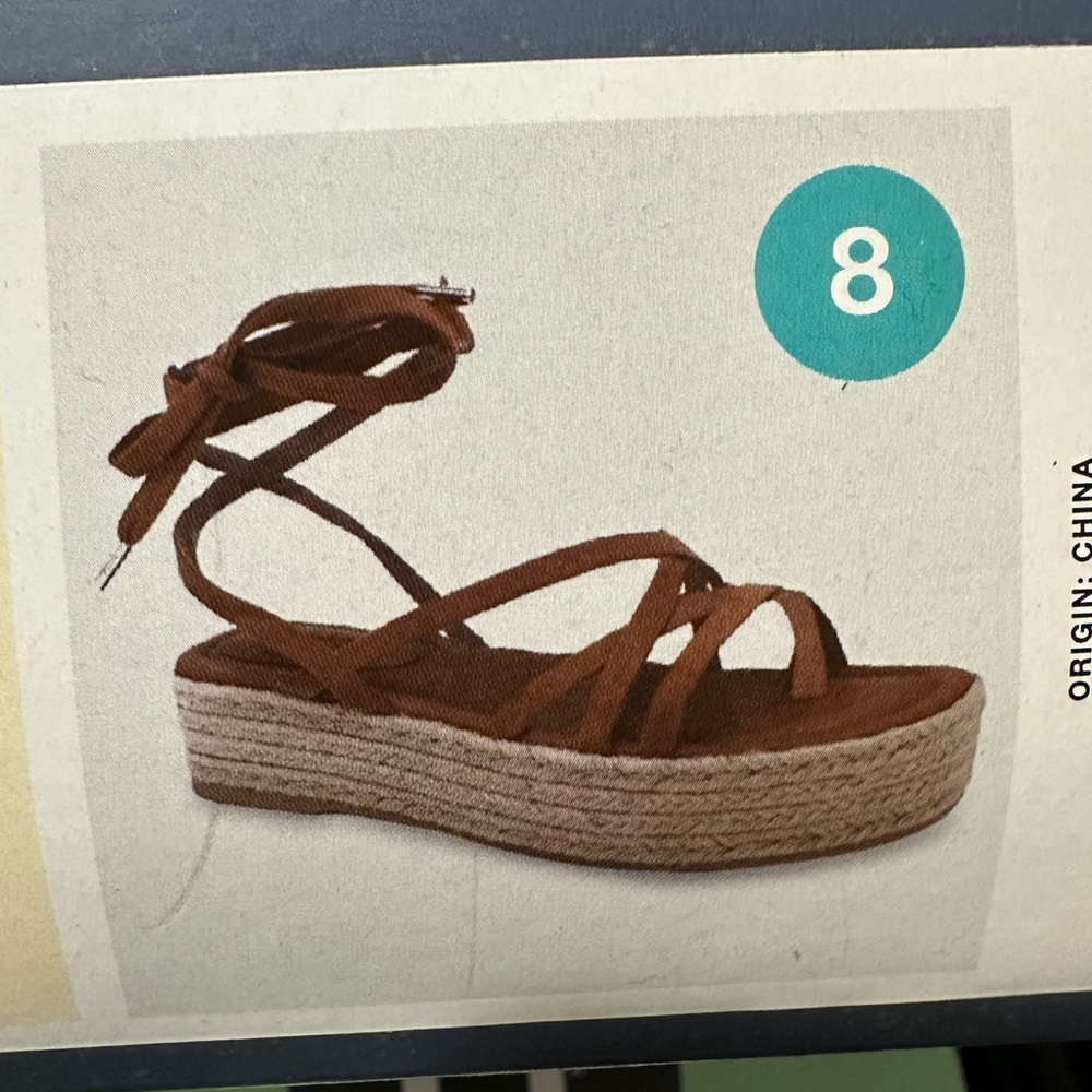 Tan sandals